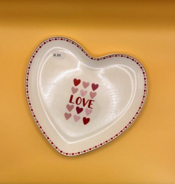Assiette spéciale Saint Valentin