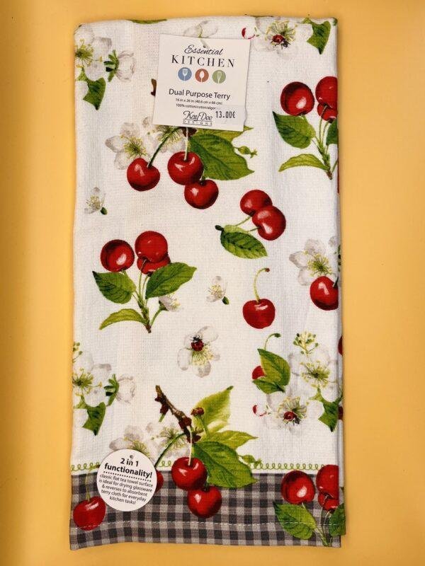 Essuie 2 en 1 cerises