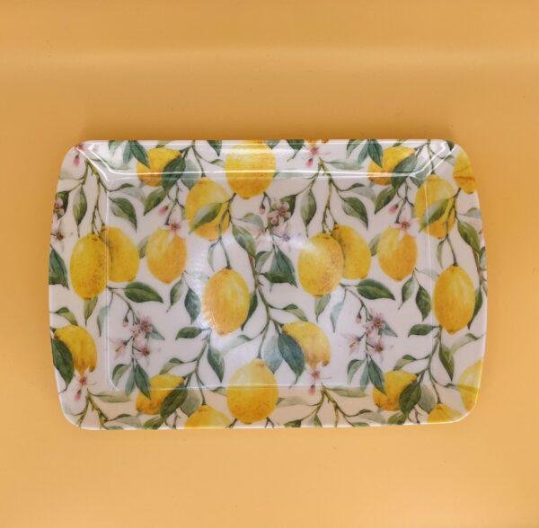 Plateau rectangulaire citron (petit)