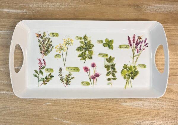 Plateau rectangulaire "Herb Garden"