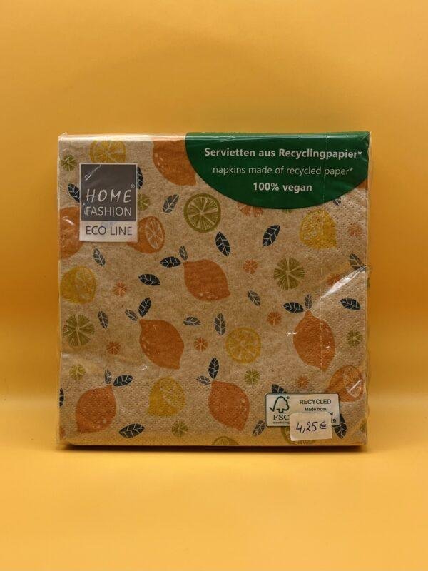 Paquet de serviettes agrumes