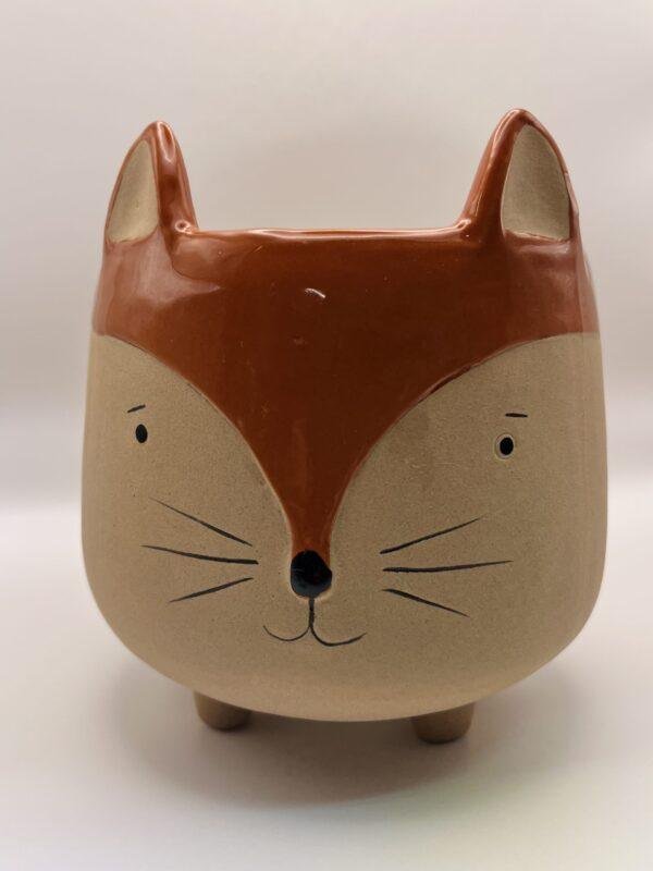 Cache pot renard