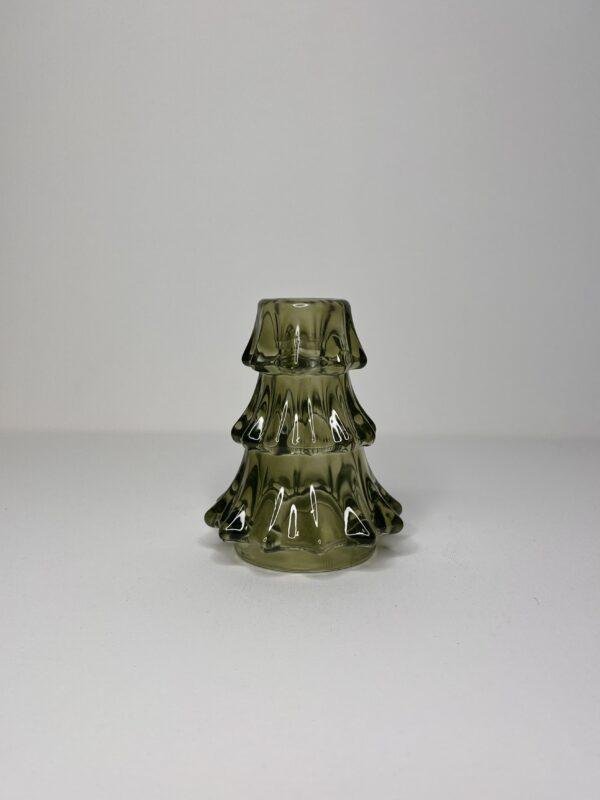 Bougeoir Sapin en verre