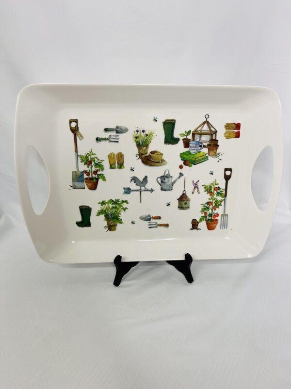 Grand Plateau - motif jardin