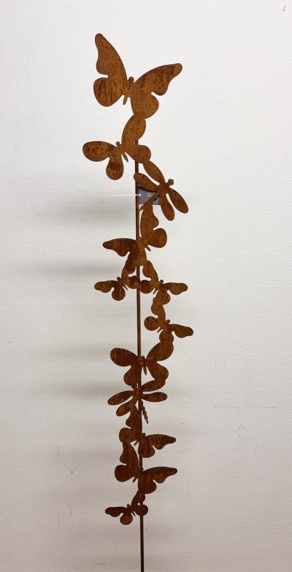 Papillons en acier Corten