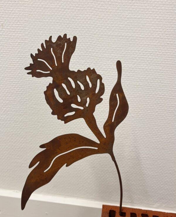 Fleurs en acier Corten