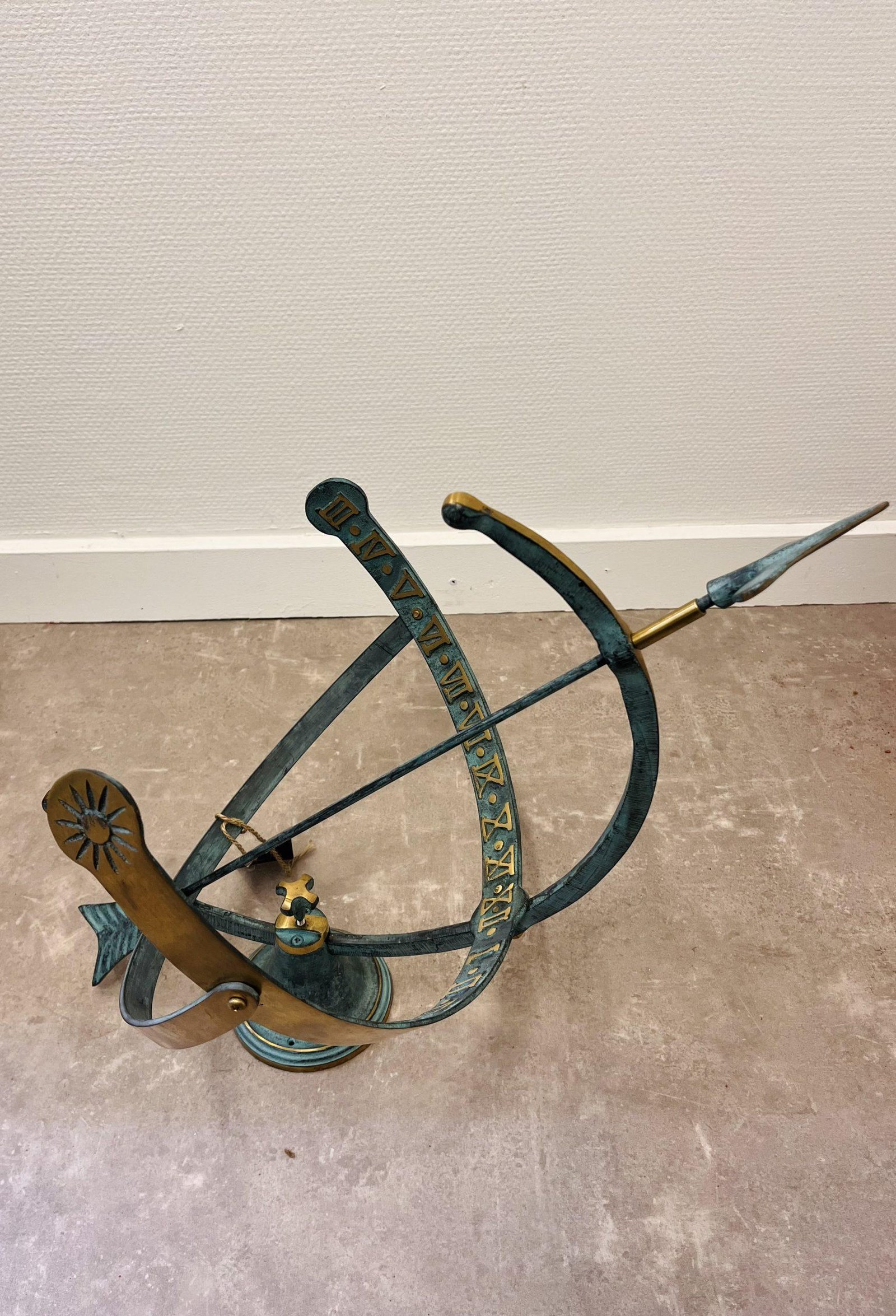 Cadran solaire en Bronze