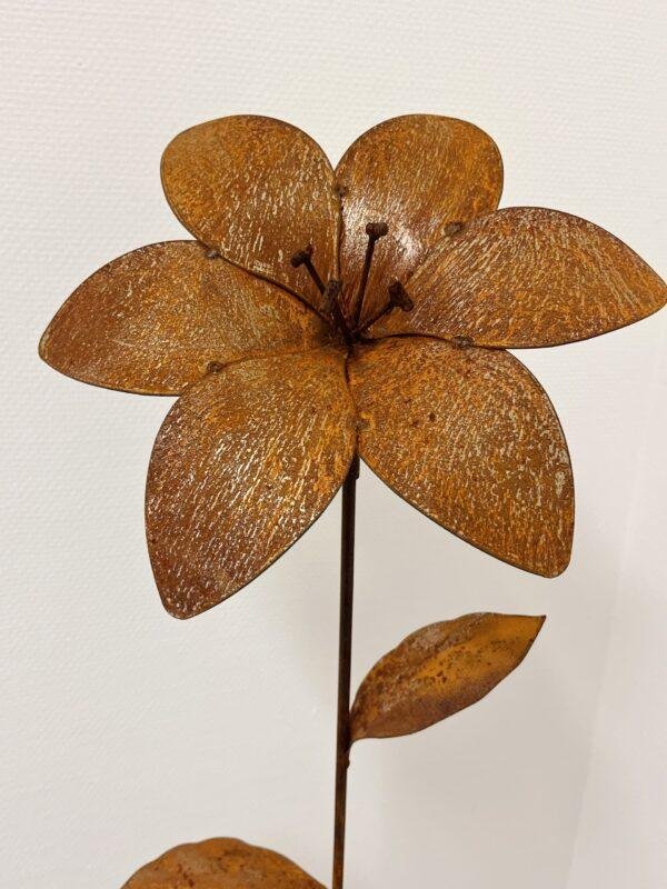 Fleur de lys acier Corten