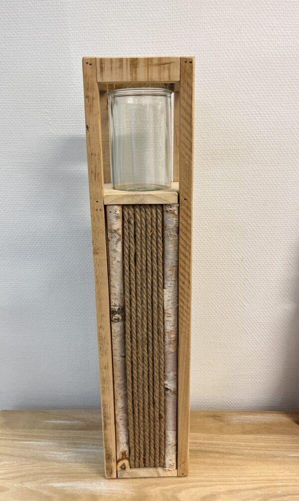 Grand Bougeoir en bois
