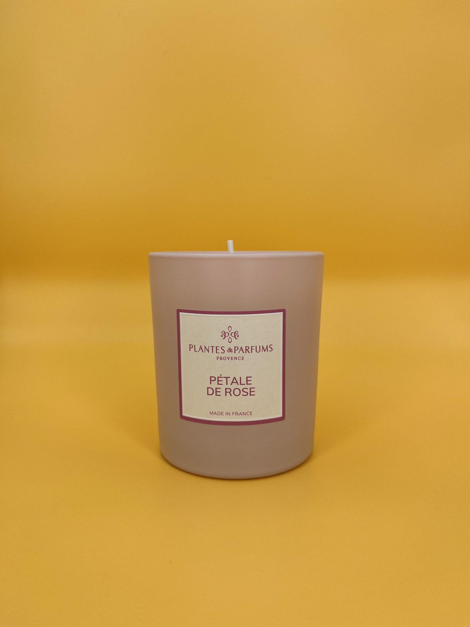 Bougie cire végétale – Pétale de Rose 180 g