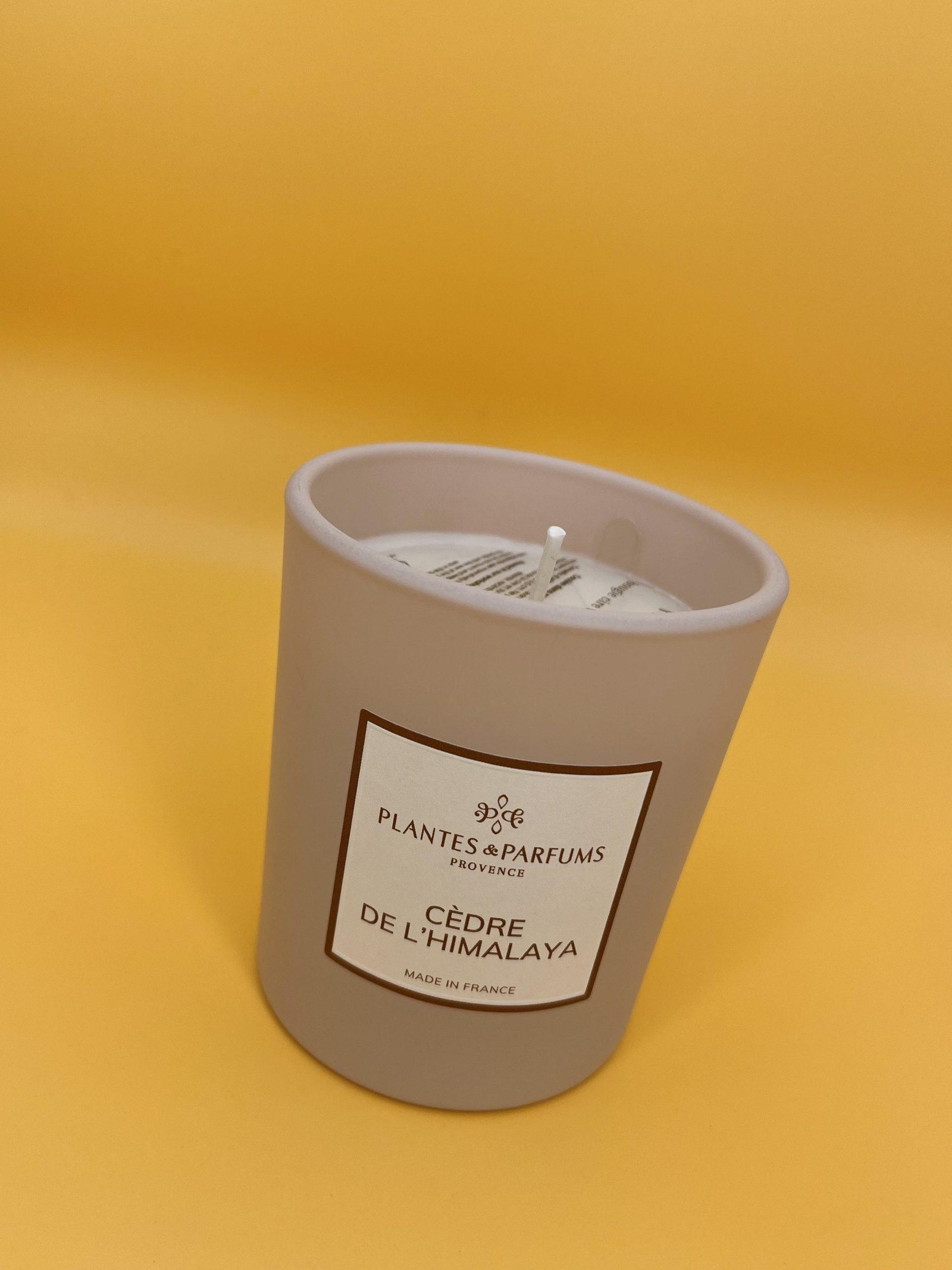 Bougie cire végétale – Cèdre de l’Himalaya 180 g