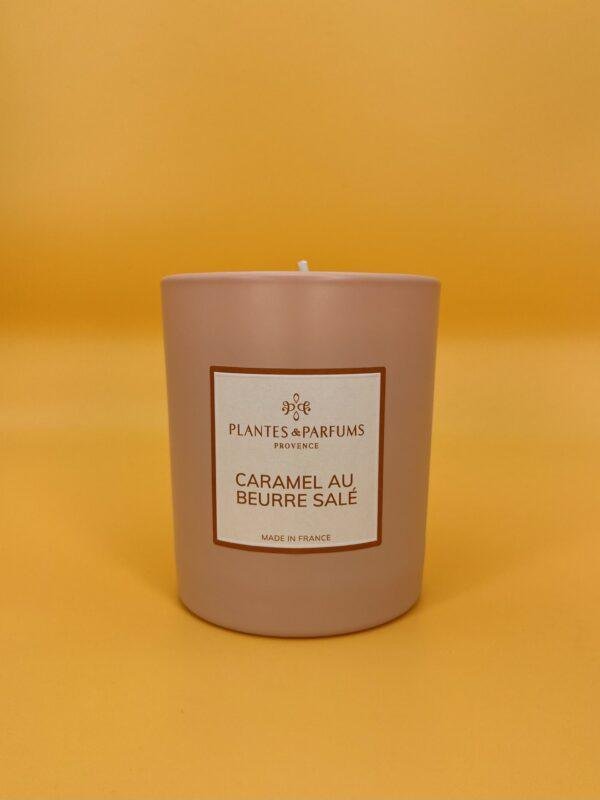 Bougie cire végétale – Caramel au Beurre Salé 180 g