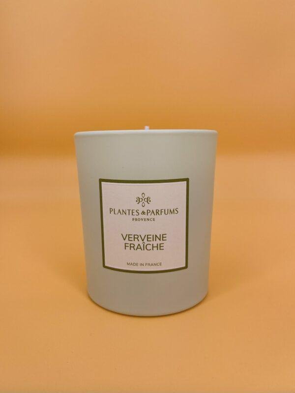 Bougie cire végétale – Verveine Fraîche 180 g