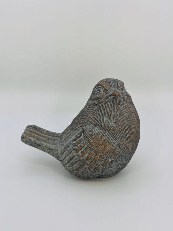 Oiseau texturé "effet pierre"