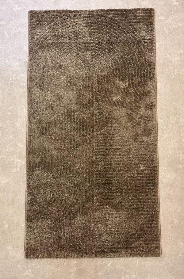 Tapis douillet brun – 150 × 80 cm