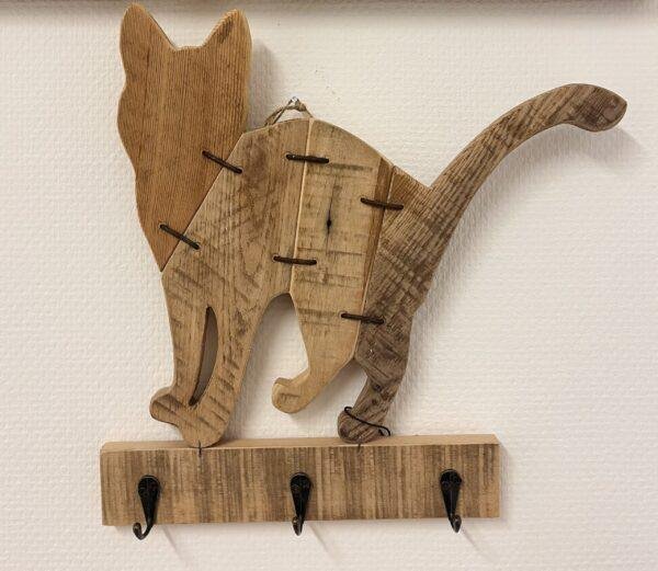 Porte manteau chat
