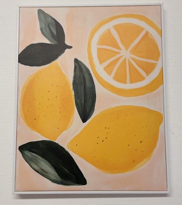 Impression sur toile - citrons