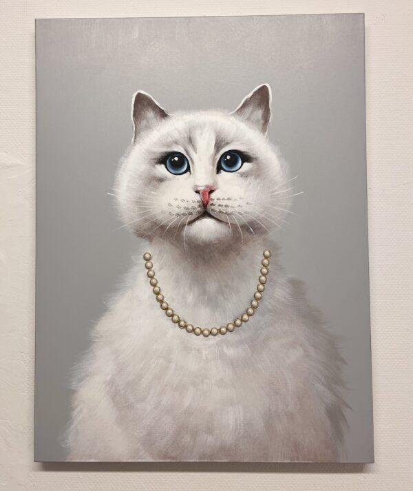 Peinture sur toile - Chat