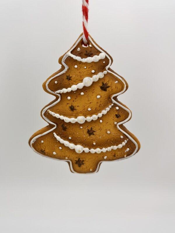 Boule de noel sapin biscuit étoiles