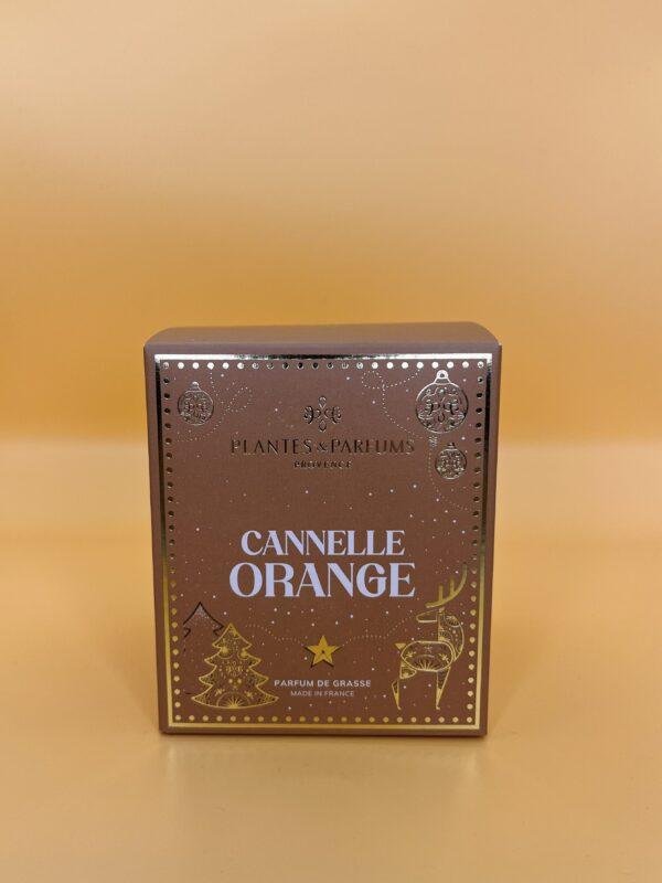 Bougie cire végétale - Cannelle-orange 180g