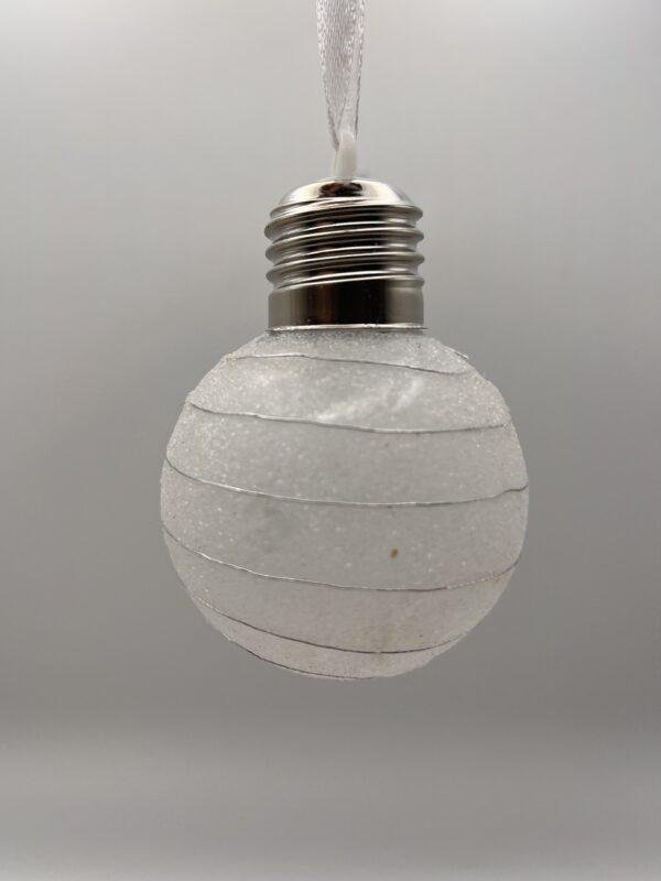 Boule de Noël LED - Effet sucre