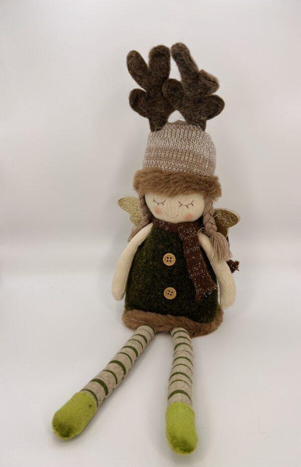 Petite peluche fille renne