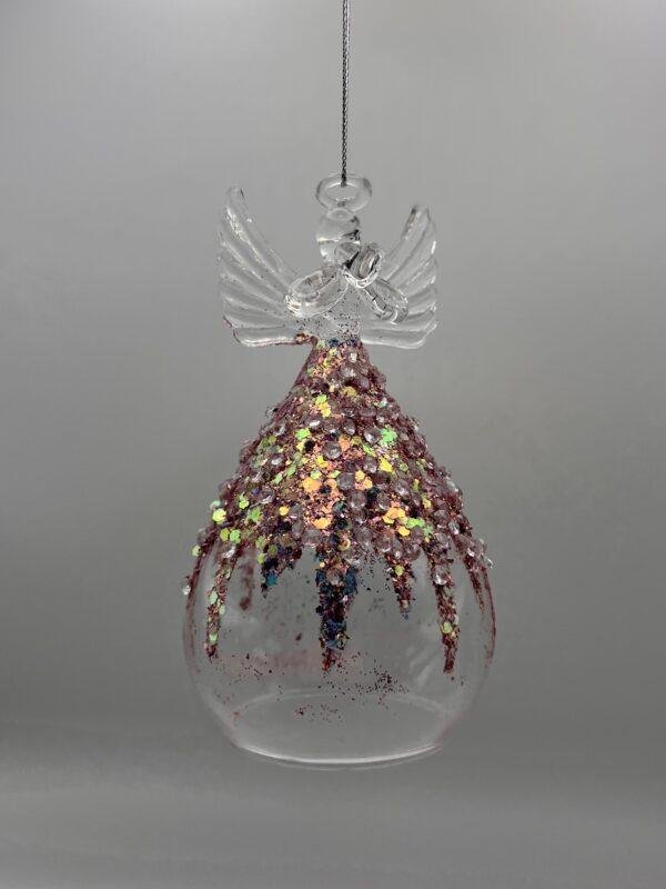 Suspension Ange en cristal