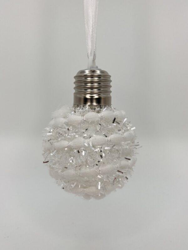 Boule de Noël LED - Liseret & Paillettes