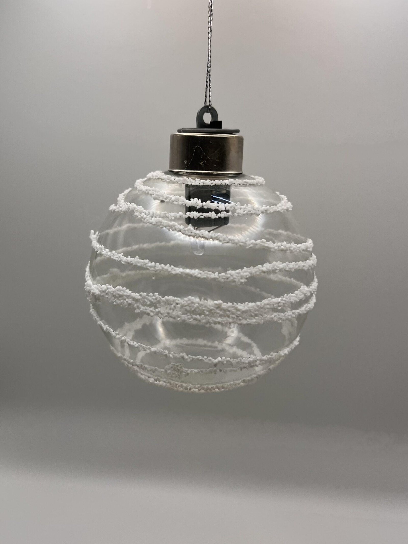 Boule de Noël LED en verre – Image 2