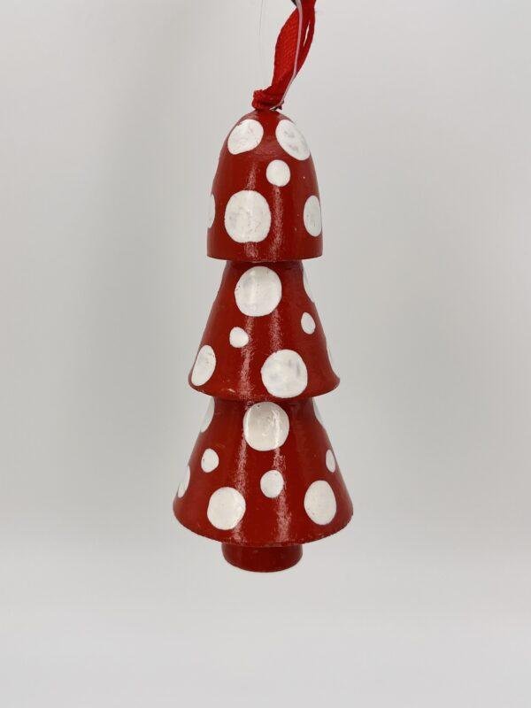 Suspension Sapin - Rouge à pois